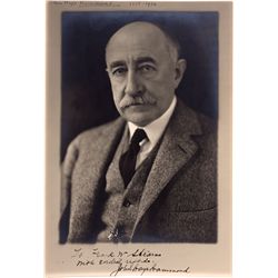 John Hays Hammond Autographed Photograph