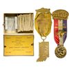 Image 1 : Tapie Pocket Smelter Kit and Mining Medals, CA - Santa Barbara,