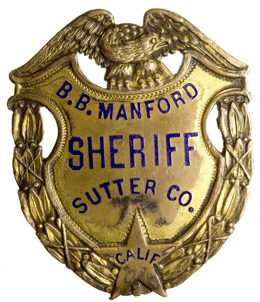 Sutter County Badge, CA - Sutter County,