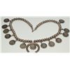 Image 1 : Squash Blossom Necklace with Indian Head Nickels, AZ - ,