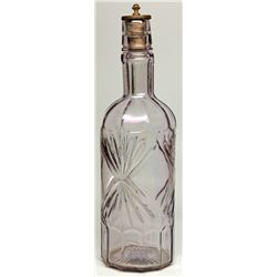 Back Bar Locking Whiskey Bottle,  - ,