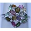 Image 1 : 14.25 CTW SEMIPRECIOUS RING .925 STERLING SILVER