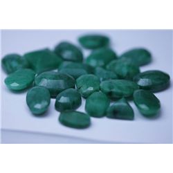 103.55 CTW AFRICAN EMERALD MIX SHAPES LOOSE STONES (20)