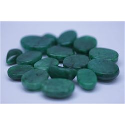 170.55 CTW AFRICAN EMERALD CABUSHION LOOSE STONES