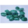 Image 1 : 42.65 CTW AFRICAN EMERALD MIX SHAPES LOOSE STONES (14)
