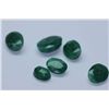 Image 1 : 26.10AFRICAN EMERALD MIX-SHAPED/SIZED (6 PC)