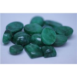 182.30 CTW AFRICAN EMERALD CABUSHION LOOSE STONES