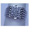 Image 1 : 21.85 CTW CZ RING .925 STERLING SILVER