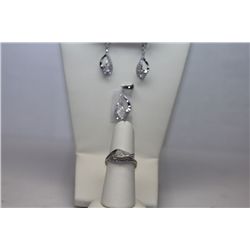 8.83 CTW CZ MICRO PAVE SETTING SET .925 STERLING SILVER