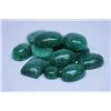 Image 1 : 126.80 CTW AFRICAN EMERALD CABUSHION LOOSE STONES