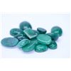 Image 1 : 92.75 CTW AFRICAN EMERALD CABUSHION LOOSE STONES