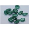 Image 1 : 50.65 AFRICAN EMERALD MIX-SHAPED/SIZED (12 PC)