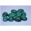 Image 1 : 123.45 CTW AFRICAN EMERALD CABUSHION LOOSE STONES
