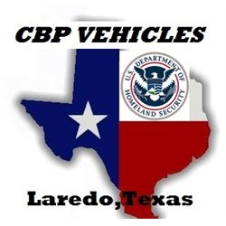 Laredo, Texas CBP vehicles listed below