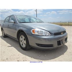 2007 - CHEVROLET IMPALA //REBUILT SALVAGE TITLE
