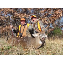 Private 5-day whitetail hunt with Craig Boddington for one hunter and one non-hunter at his farm in 