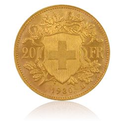 Swiss Franc Gold Coin
