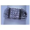Image 1 : 20.90 CTW CZ RING .925 STERLING SILVER