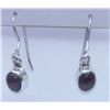 Image 1 : 12.55 CTW RUBY EARRINGS .925 STERLING SILVER