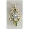 Image 3 : Four Sterling and Gemstone Set Pendants