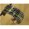 Image 2 : Copper, Brass and Silver Bracelet and Earring Set