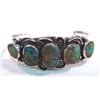 Image 2 : Navajo Turquoise Sterling Bracelet - Martinez