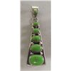 Image 1 : Navajo Gaspeite Turquoise Sterling Pendant