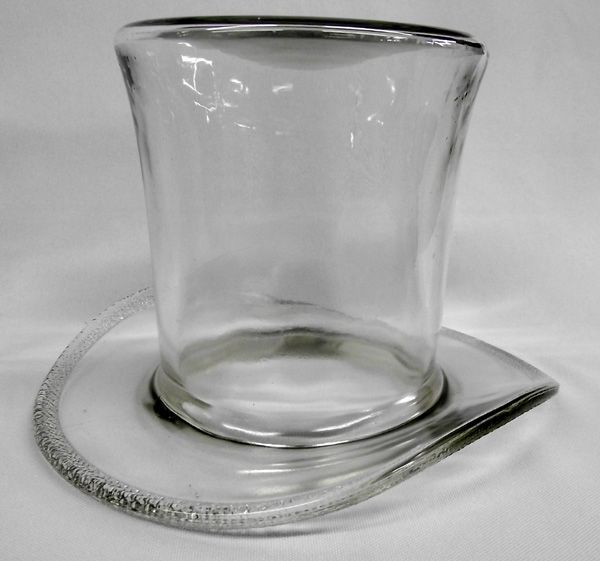 top hat glass