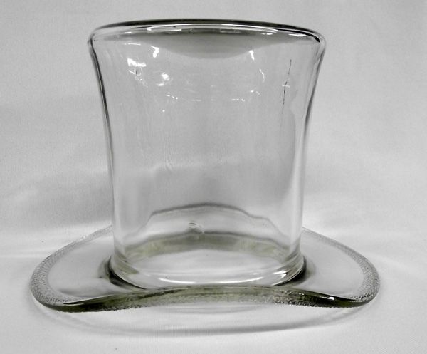 top hat glass