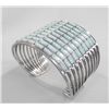 Image 1 : Zuni Sterling Silver Opal Bracelet