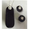 Image 2 : Dichoric Glass Snowflake Pendant and Earrings