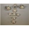 Image 2 : Akoya Pearl Cross Pendant and Pierced Earring Set