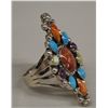 Image 2 : Turquoise, Oyster Shell, Mother of Pearl Ring