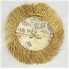 Image 2 : African Ivory Coast Beaded Mask with Straw Fringe