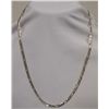 Image 2 : Italian Sterling Silver Twisted Link Necklace