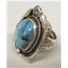 Image 1 : Navajo Sterling Silver Turquoise Ring