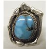 Image 2 : Navajo Sterling Silver Turquoise Ring