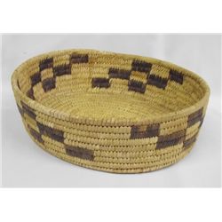 Papago Oval Shape Two Tone Basket