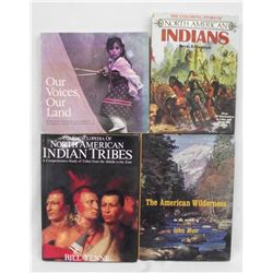 Four Western,Native American Theme Reference Books