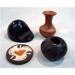 Four Pueblo Pottery Collectibles