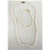 Image 1 : Akoya Pearl Necklace and Bracelet Set