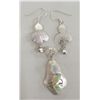 Image 1 : Ethiopian Opals on a Sterling Pendant and Earrings