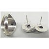 Image 2 : Titanium Peacock Druzy Ring and Earrings