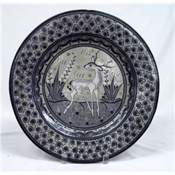 Tonala Jalisco Decorative Bird Design Plate