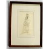 Image 1 : Framed Native American Woman Engraving-McLaughlin