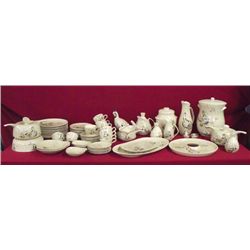 Red Wing Ceramic Dinnerware Set ''Bob White''