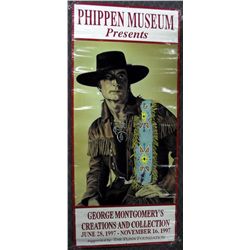 Phippen Museum Oilcloth Banner - George Montgomery