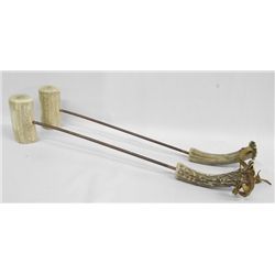 Antler Salt and Pepper Shakers on Long Handles