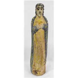 Vintage Wood Carved Santo