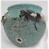 Image 2 : Zuni Fetish Turquoise Stone Covered Bowl